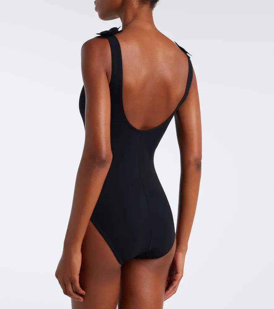 Karla Colletto Juliet floral-appliqué swimsuit | Thumbnail 2
