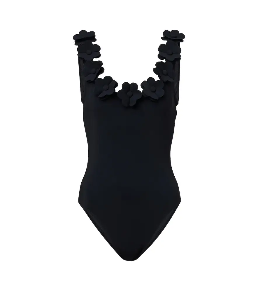 Juliet floral-appliqué swimsuit Juliet floral-appliqué swimsuit