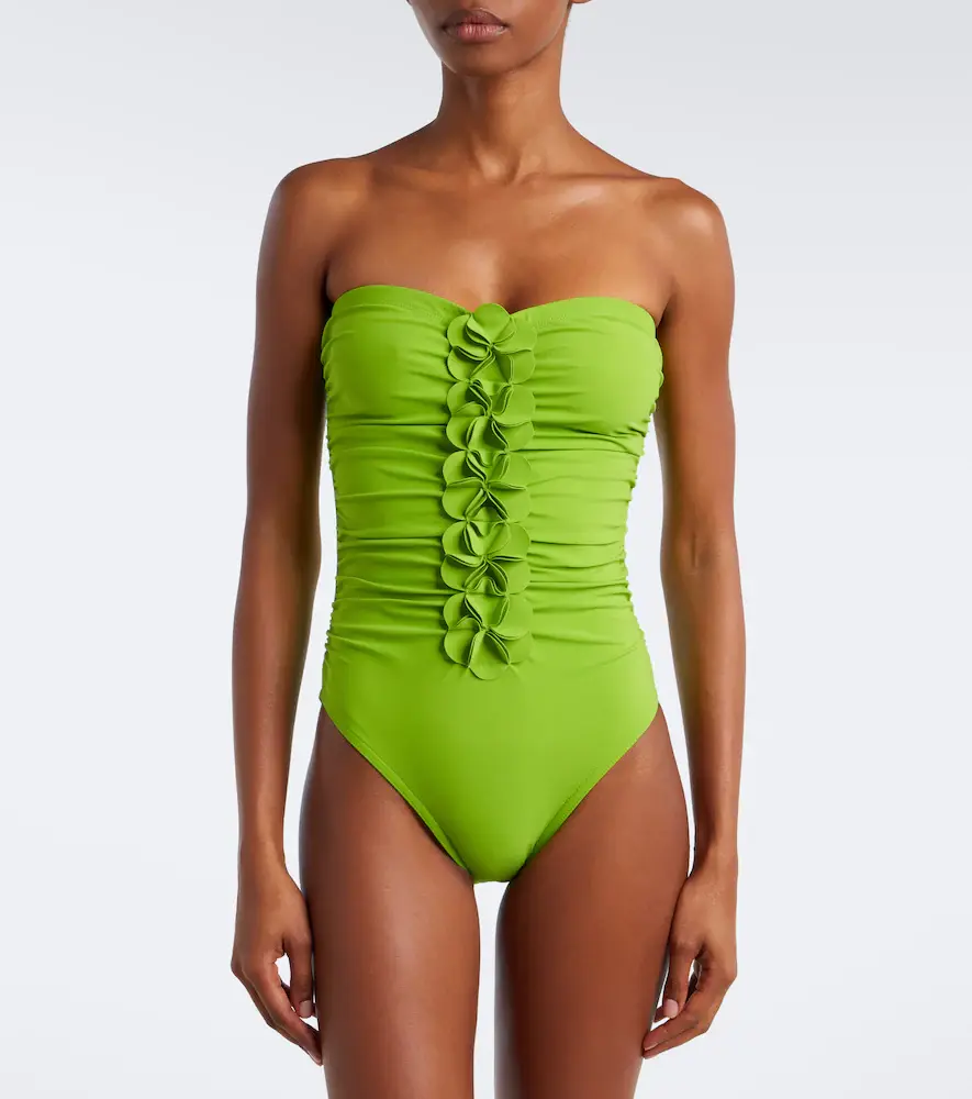 Karla Colletto Tess floral-appliqué swimsuit | Thumbnail 2 Karla Colletto Tess floral-appliqué swimsuit | Thumbnail 2