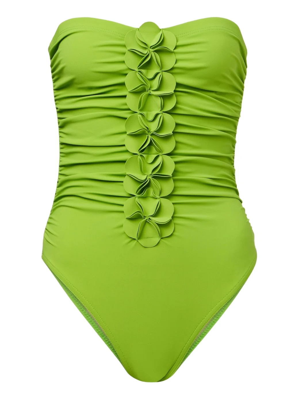 Karla Colletto Tess floral-appliqué swimsuit
