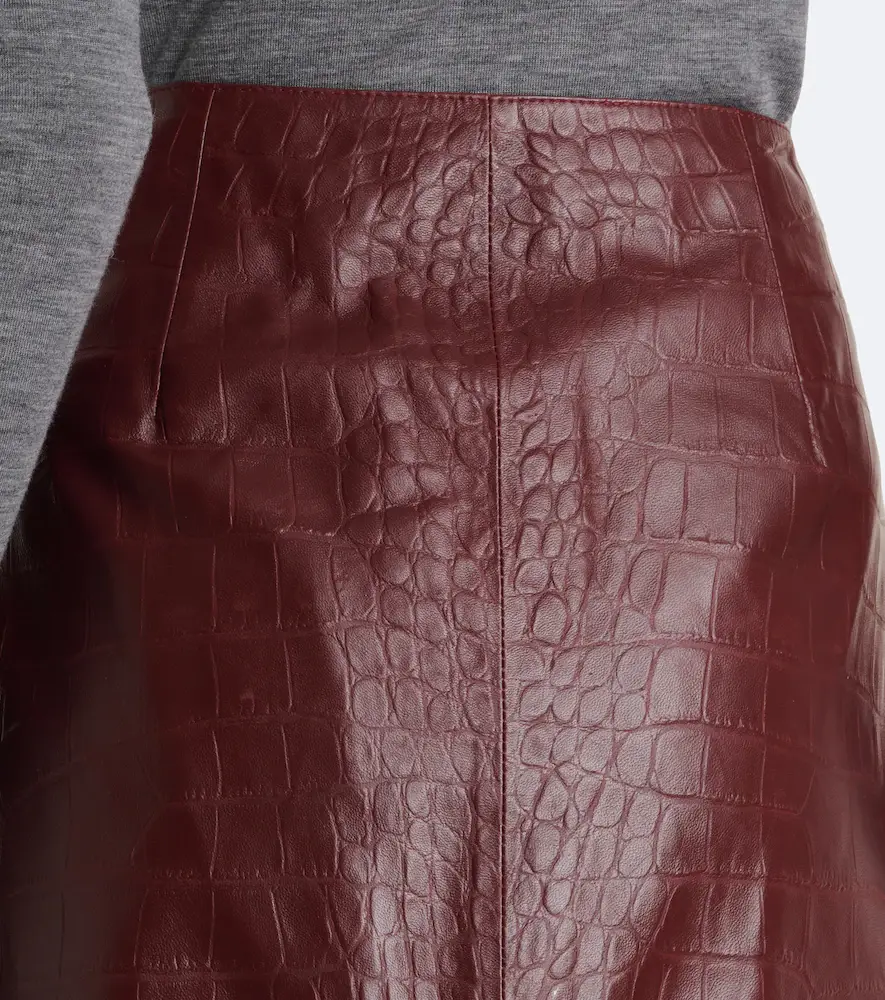 ARMA Nathaly croc-effect leather midi skirt | Thumbnail 2 ARMA Nathaly croc-effect leather midi skirt | Thumbnail 2