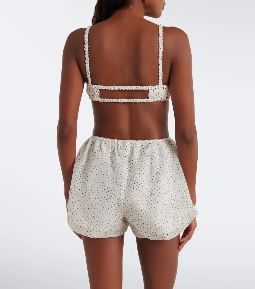 SIR. Polka-dot silk organza shorts | Thumbnail 5 SIR. Polka-dot silk organza shorts | Thumbnail 5