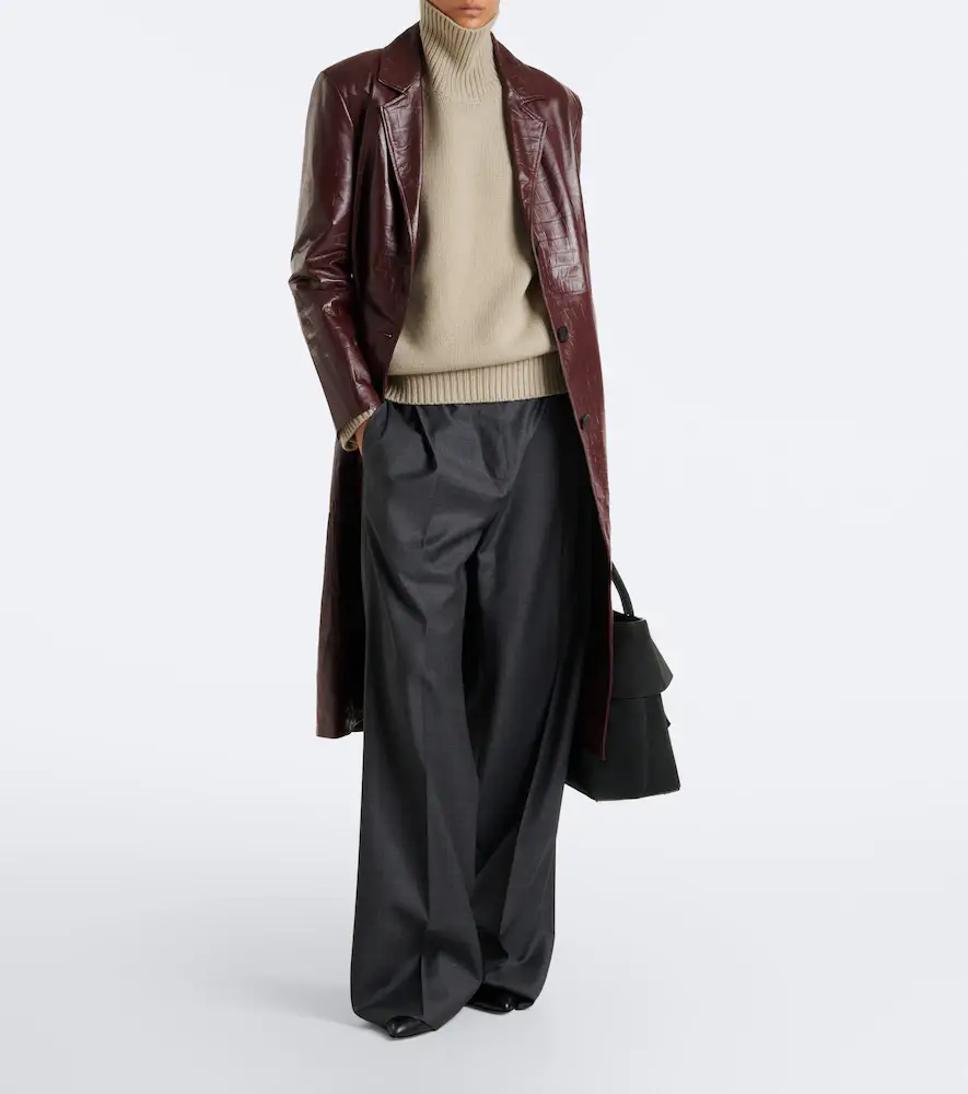 ARMA Aisa croc-effect leather coat | Thumbnail 5 ARMA Aisa croc-effect leather coat | Thumbnail 5