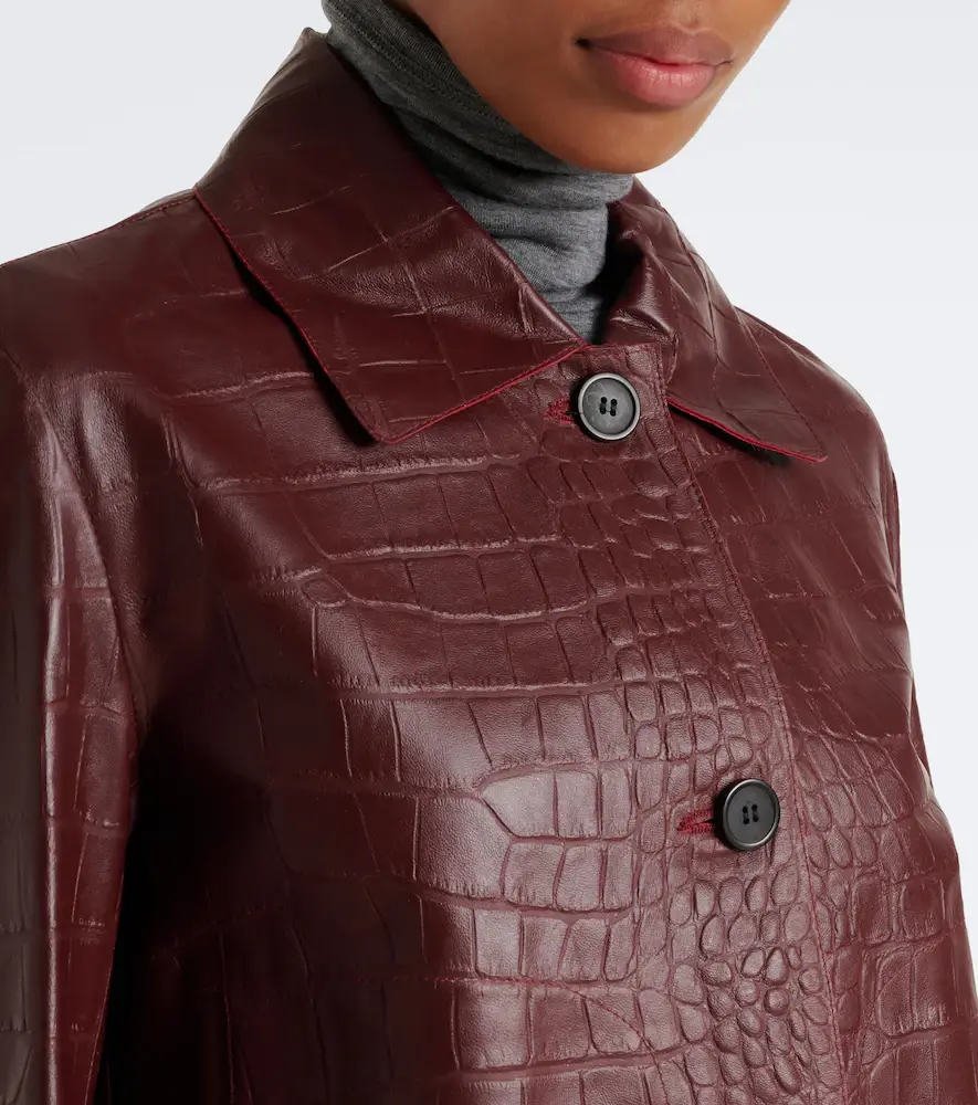 ARMA Emy croc-effect leather jacket | Thumbnail 5 ARMA Emy croc-effect leather jacket | Thumbnail 5