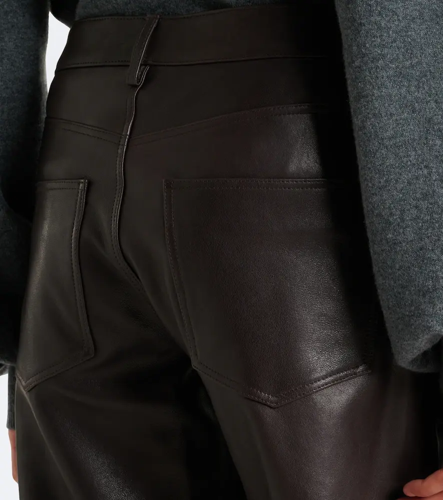 ARMA Jean leather straight pants | Thumbnail 5 ARMA Jean leather straight pants | Thumbnail 5
