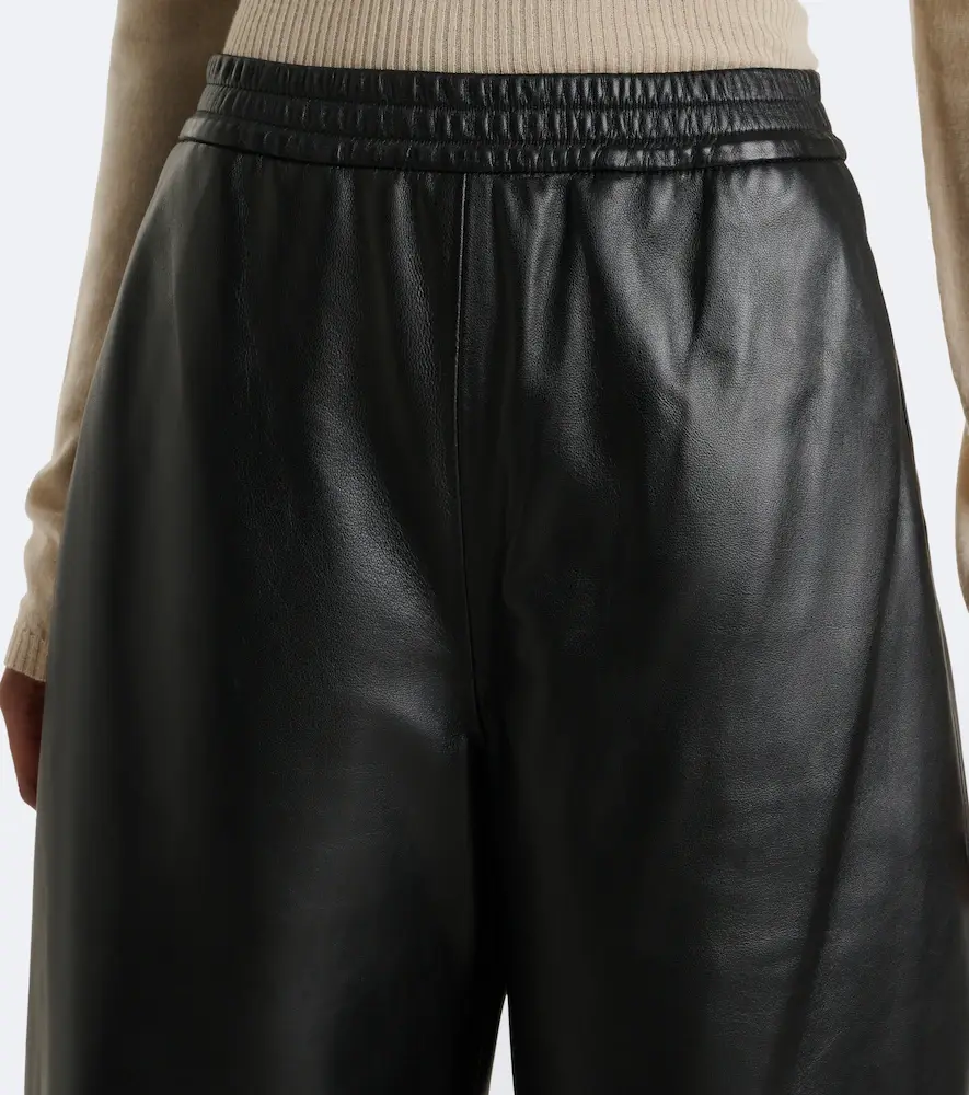 ARMA Noa leather barrel-leg pants | Thumbnail 3