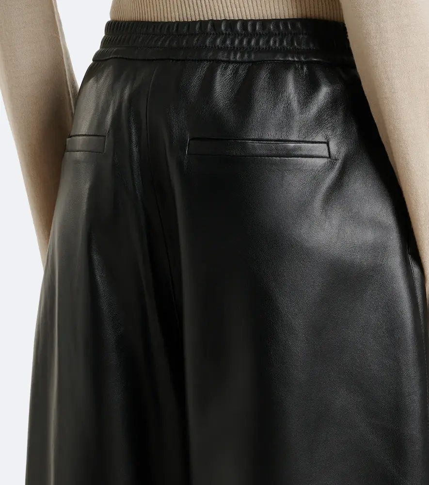 ARMA Noa leather barrel-leg pants | Thumbnail 4