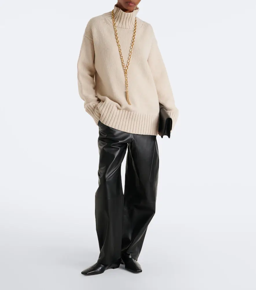 ARMA Noa leather barrel-leg pants | Thumbnail 5