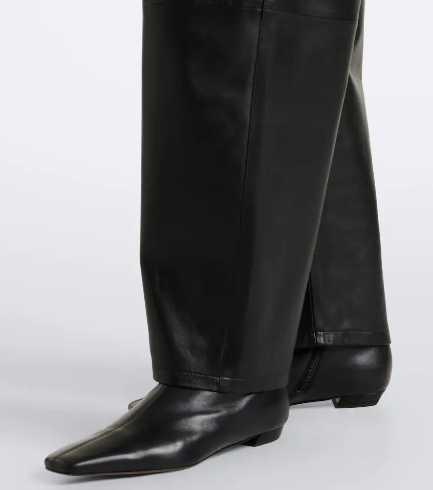 ARMA Noa leather barrel-leg pants | Thumbnail 6