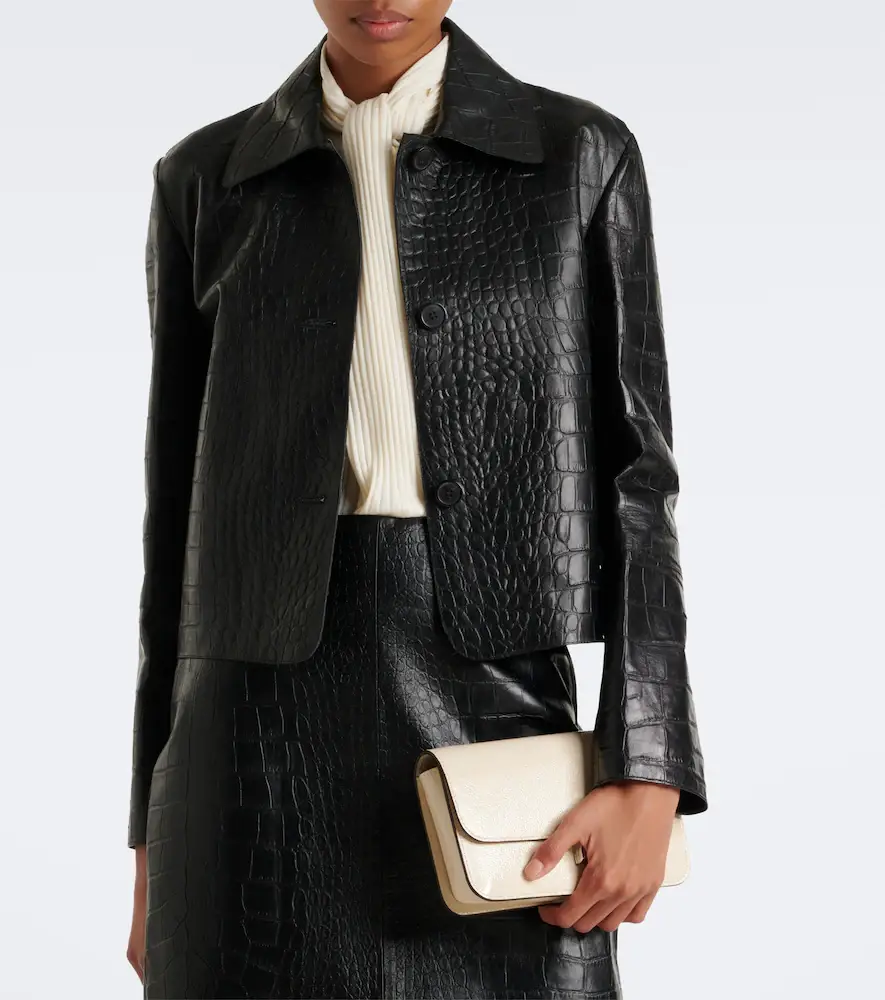 ARMA Emy croc-effect leather jacket | Thumbnail 2 ARMA Emy croc-effect leather jacket | Thumbnail 2