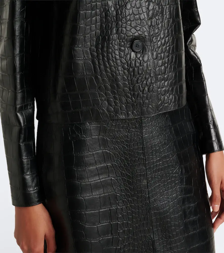 ARMA Emy croc-effect leather jacket | Thumbnail 6 ARMA Emy croc-effect leather jacket | Thumbnail 6