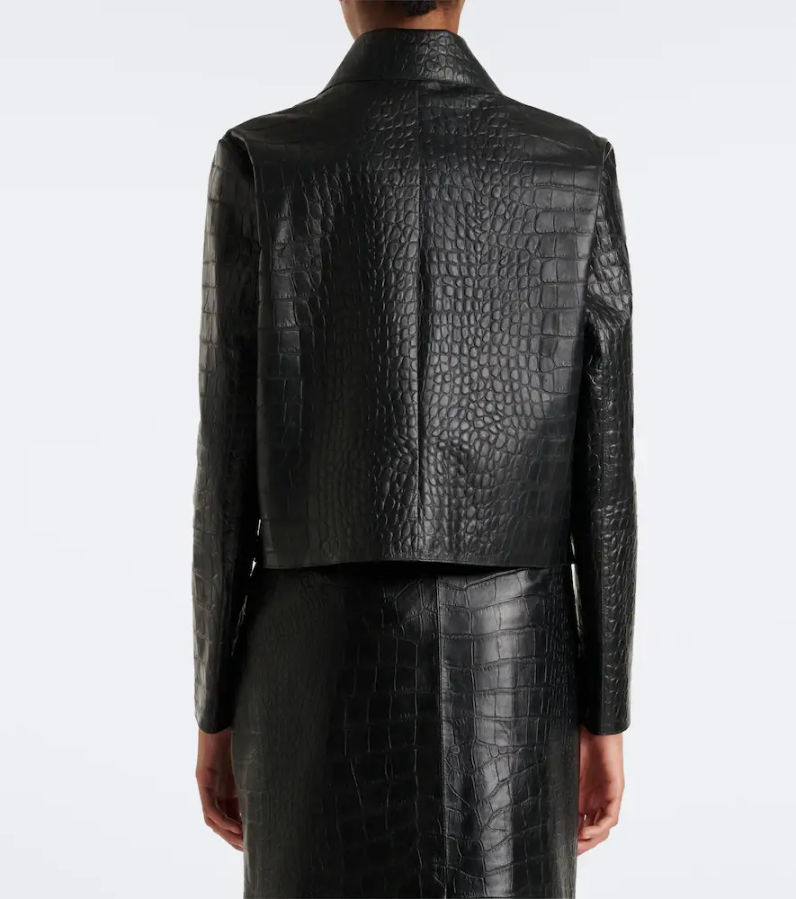 ARMA Emy croc-effect leather jacket | Thumbnail 7 ARMA Emy croc-effect leather jacket | Thumbnail 7