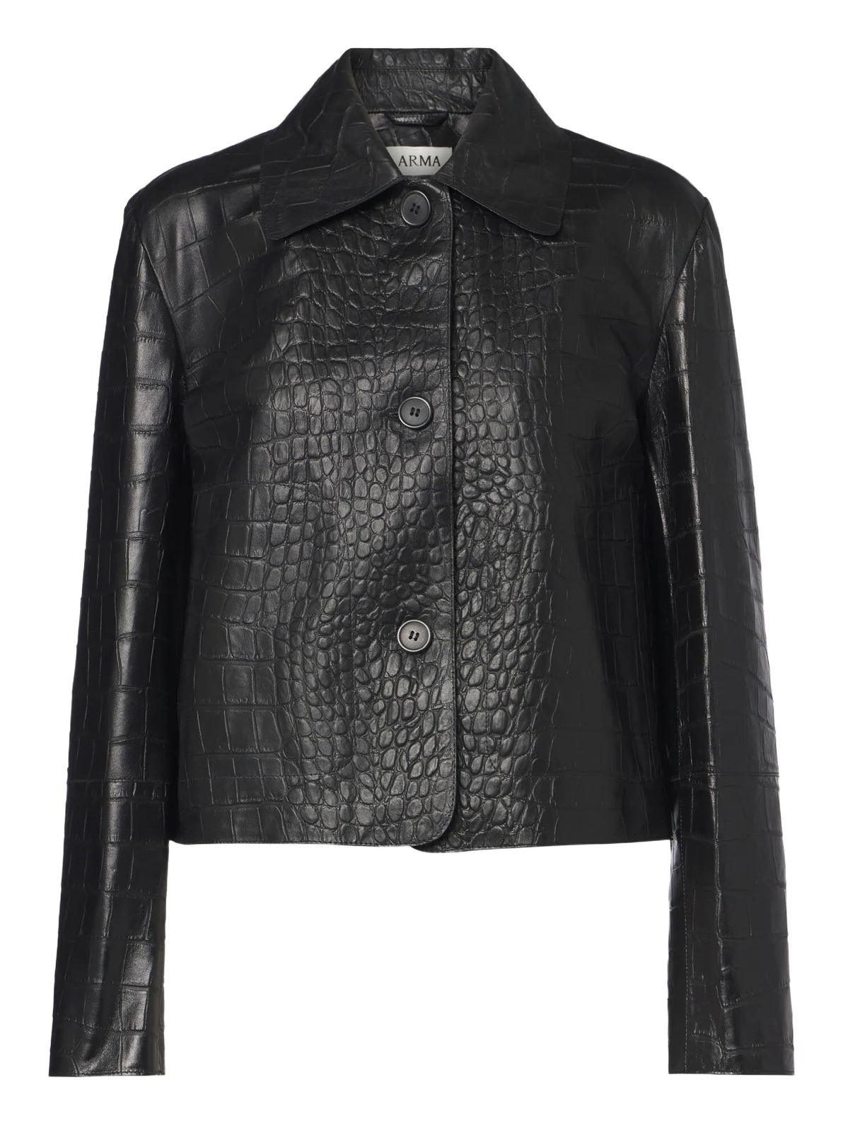 ARMA Emy croc-effect leather jacket