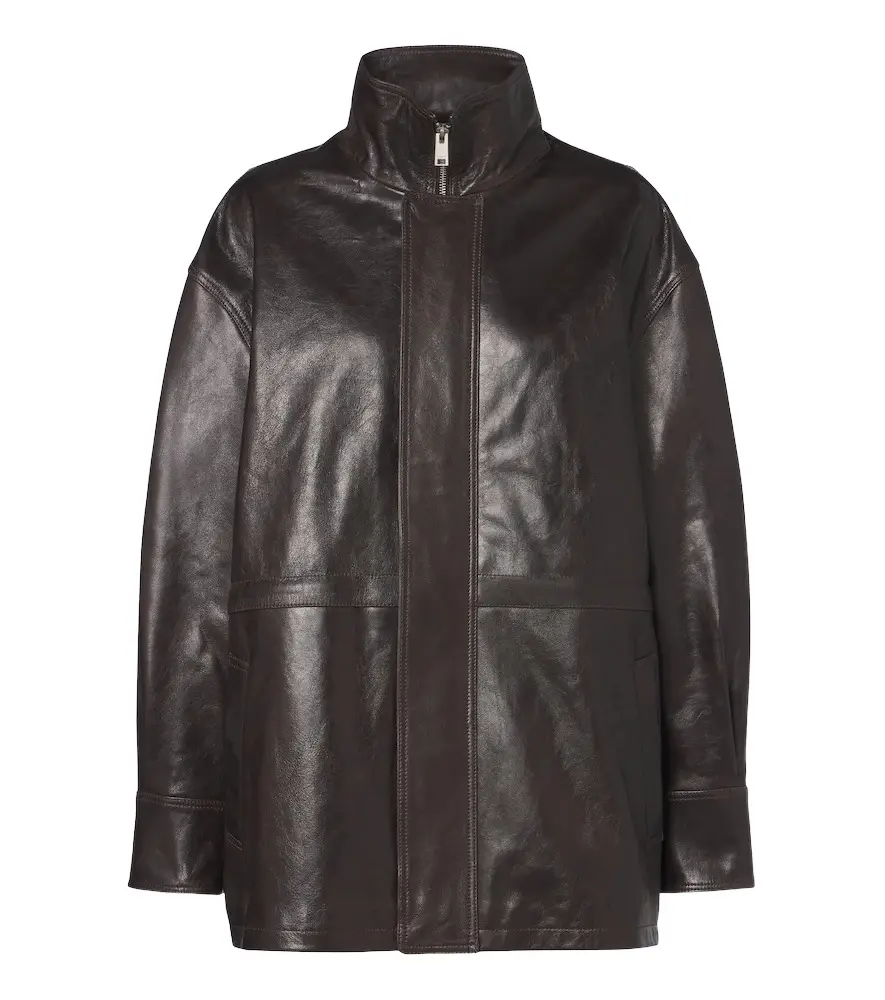 Alia leather jacket