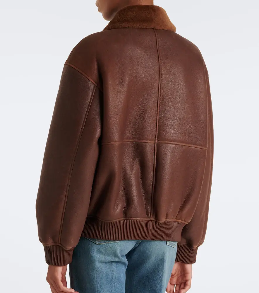 ARMA Riley shearling-trimmed leather jacket | Thumbnail 2 ARMA Riley shearling-trimmed leather jacket | Thumbnail 2