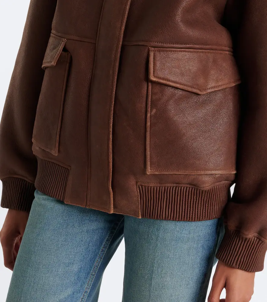 ARMA Riley shearling-trimmed leather jacket | Thumbnail 5 ARMA Riley shearling-trimmed leather jacket | Thumbnail 5