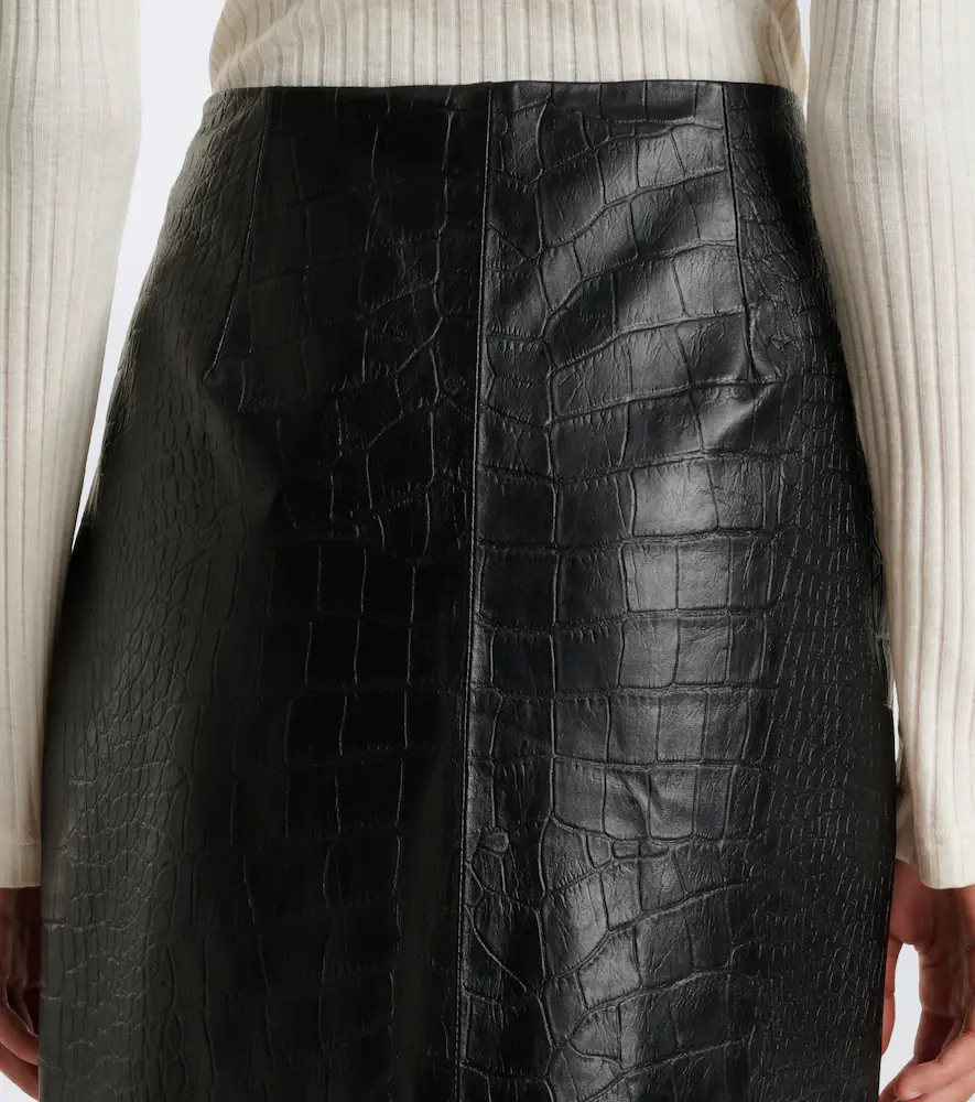 ARMA Meeka croc-effect leather pencil skirt | Thumbnail 2 ARMA Meeka croc-effect leather pencil skirt | Thumbnail 2