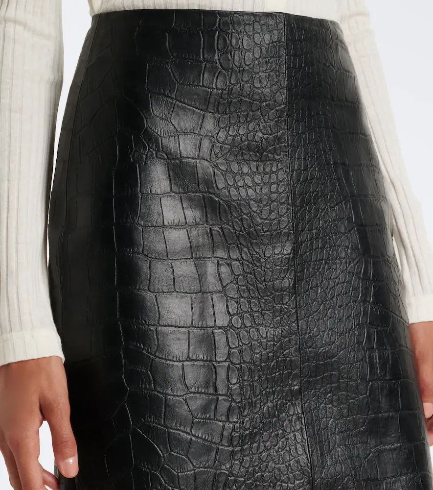 ARMA Meeka croc-effect leather pencil skirt | Thumbnail 5 ARMA Meeka croc-effect leather pencil skirt | Thumbnail 5
