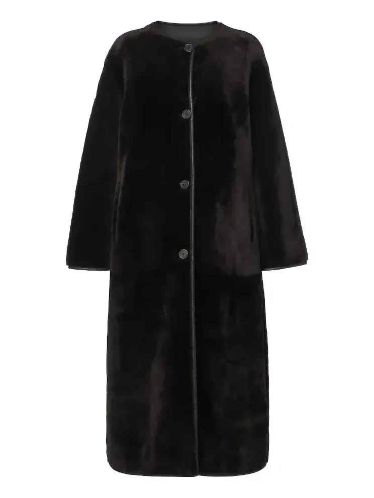 Rilana reversible shearling coat Rilana reversible shearling coat