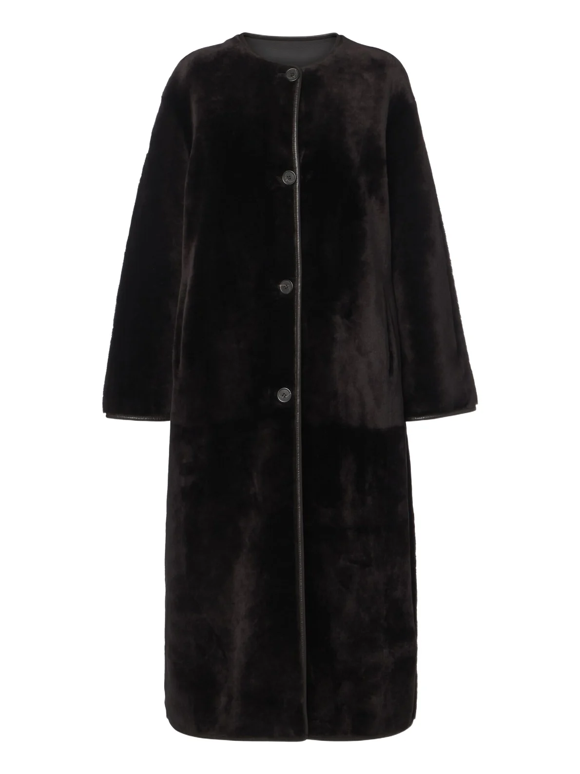 Rilana reversible shearling coat