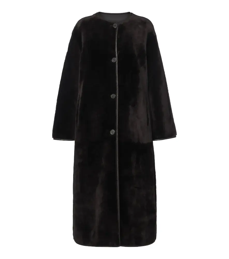 Rilana reversible shearling coat Rilana reversible shearling coat