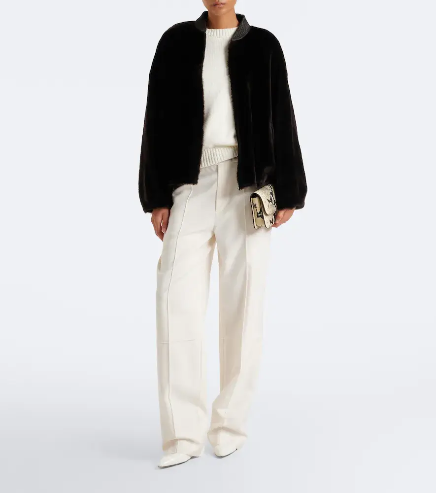ARMA Violet reversible shearling bomber jacket | Thumbnail 2 ARMA Violet reversible shearling bomber jacket | Thumbnail 2
