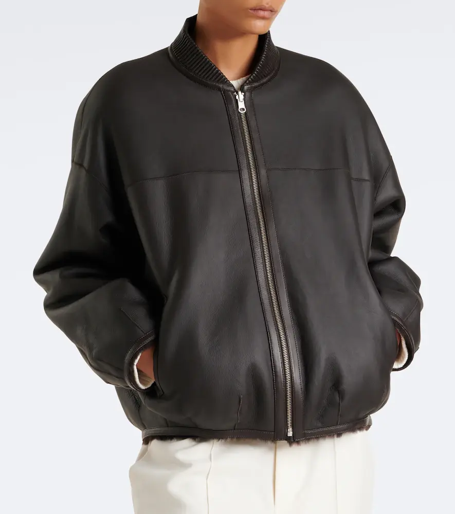 ARMA Violet reversible shearling bomber jacket | Thumbnail 7 ARMA Violet reversible shearling bomber jacket | Thumbnail 7