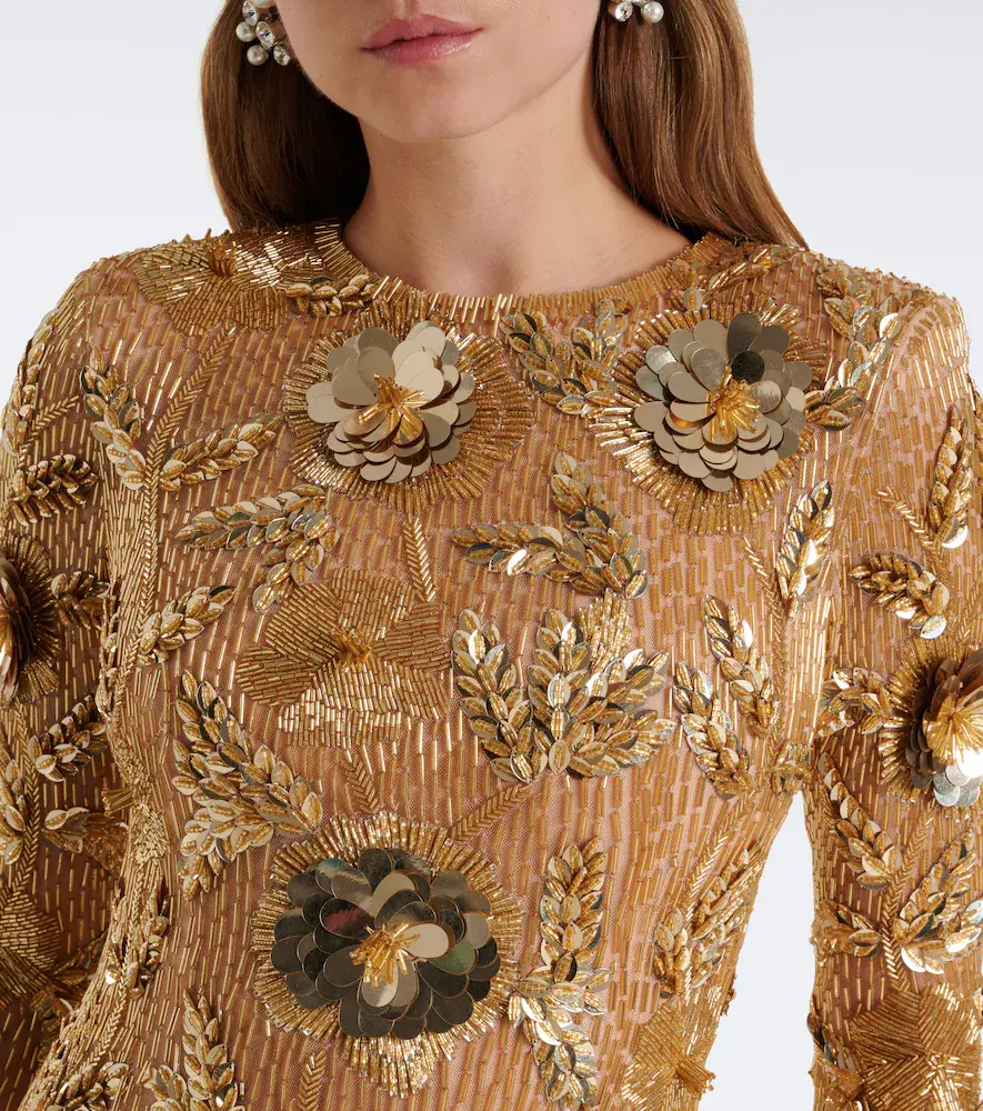RACHEL GILBERT Pierre embellished floral-appliqué gown | Thumbnail 2 RACHEL GILBERT Pierre embellished floral-appliqué gown | Thumbnail 2