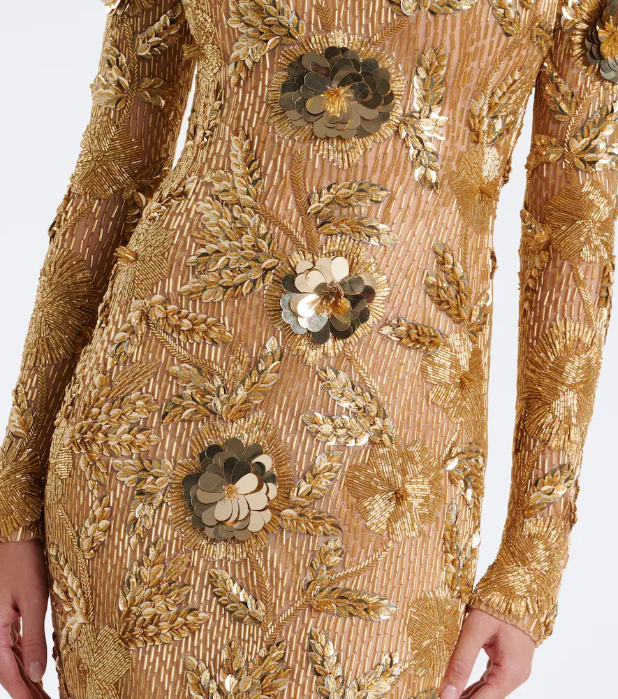 RACHEL GILBERT Pierre embellished floral-appliqué gown | Thumbnail 3 RACHEL GILBERT Pierre embellished floral-appliqué gown | Thumbnail 3