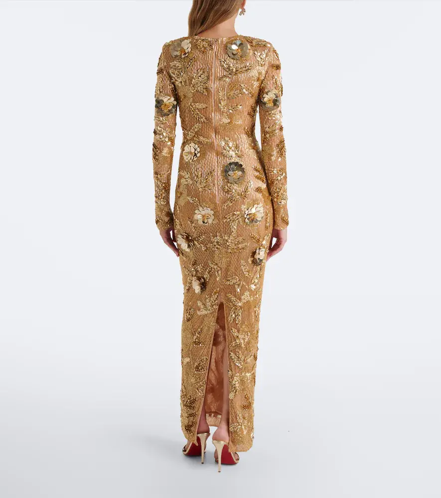 RACHEL GILBERT Pierre embellished floral-appliqué gown | Thumbnail 5 RACHEL GILBERT Pierre embellished floral-appliqué gown | Thumbnail 5