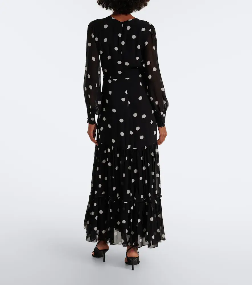 Rixo Elsie polka-dot georgette maxi dress | Thumbnail 2 Rixo Elsie polka-dot georgette maxi dress | Thumbnail 2