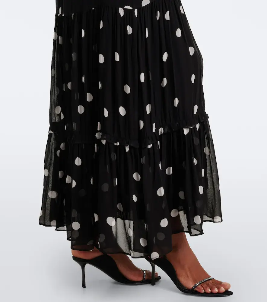 Rixo Elsie polka-dot georgette maxi dress | Thumbnail 4 Rixo Elsie polka-dot georgette maxi dress | Thumbnail 4