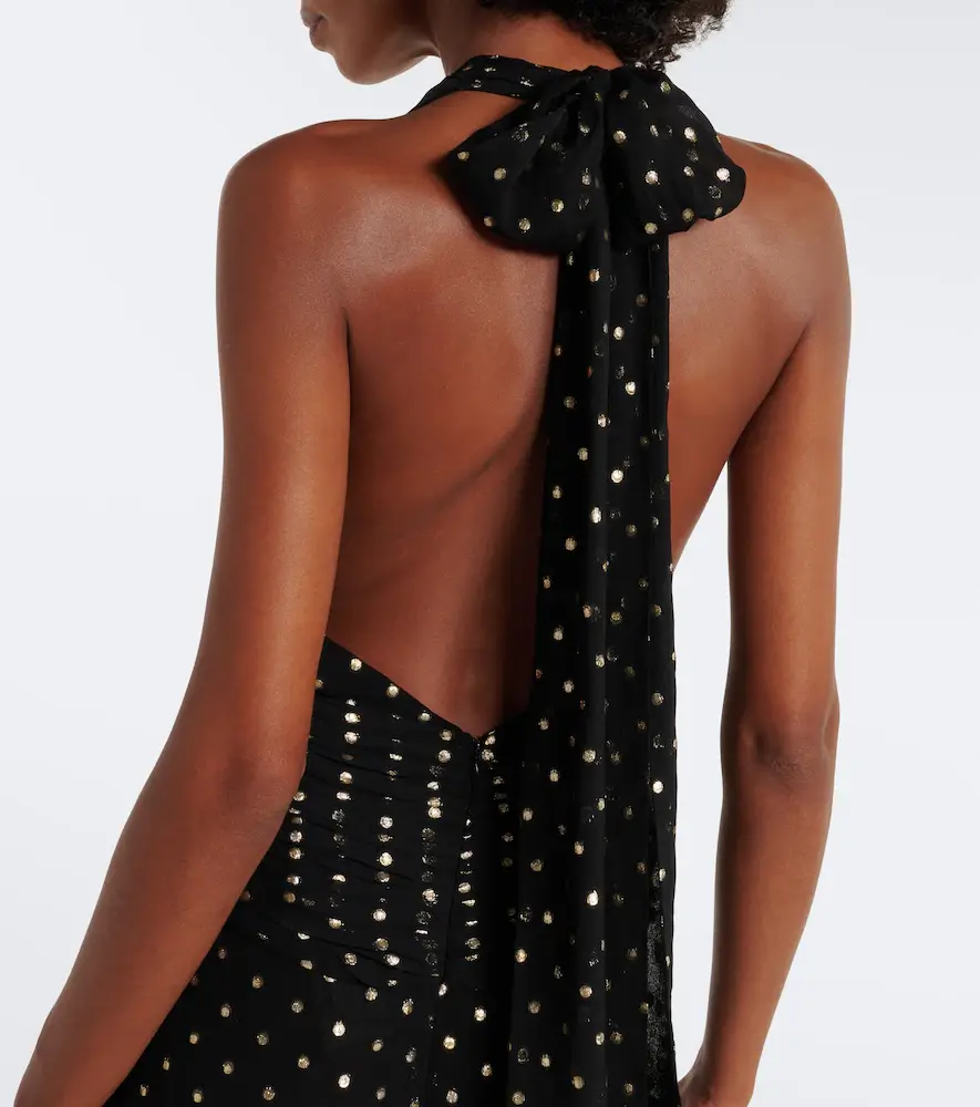 Rixo Alaina polka-dot halterneck maxi dress | Thumbnail 3 Rixo Alaina polka-dot halterneck maxi dress | Thumbnail 3