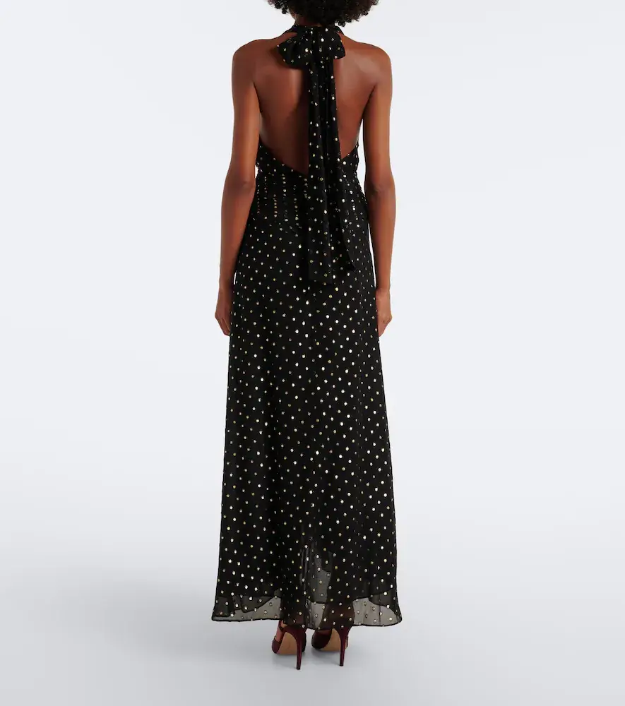 Rixo Alaina polka-dot halterneck maxi dress | Thumbnail 4 Rixo Alaina polka-dot halterneck maxi dress | Thumbnail 4