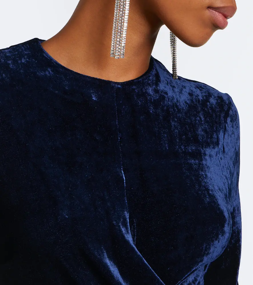Rabanne Cutout embellished velvet gown | Thumbnail 4 Rabanne Cutout embellished velvet gown | Thumbnail 4