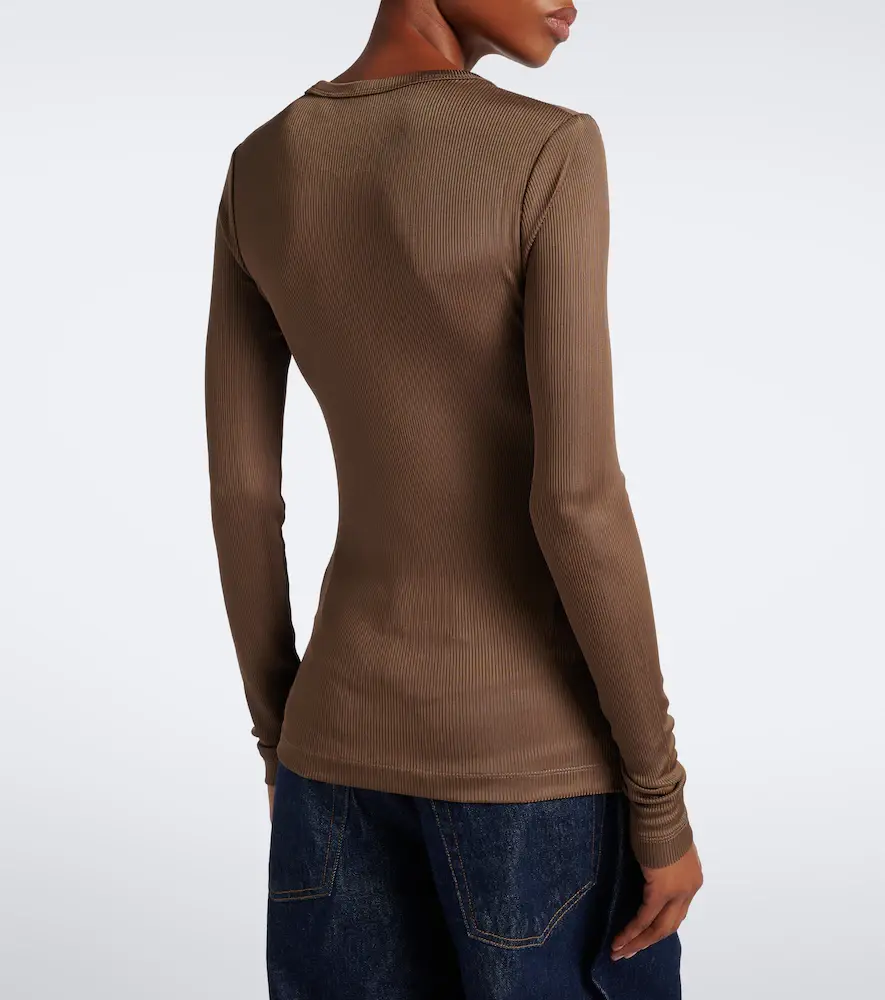 AGOLDE Delphi ribbed-knit top | Thumbnail 2 AGOLDE Delphi ribbed-knit top | Thumbnail 2