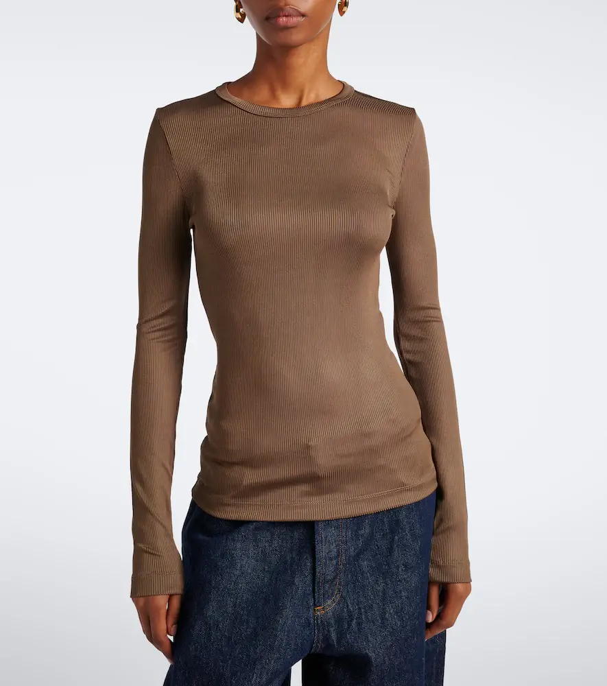 AGOLDE Delphi ribbed-knit top | Thumbnail 3 AGOLDE Delphi ribbed-knit top | Thumbnail 3