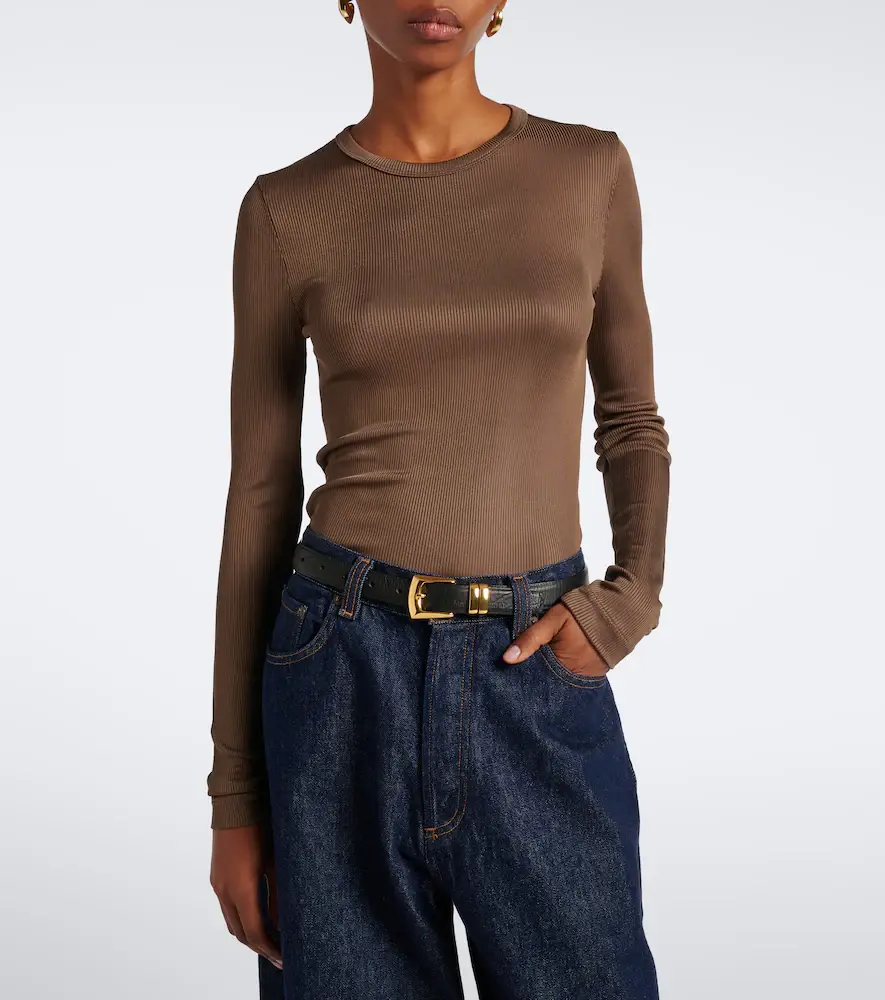 AGOLDE Delphi ribbed-knit top | Thumbnail 4 AGOLDE Delphi ribbed-knit top | Thumbnail 4