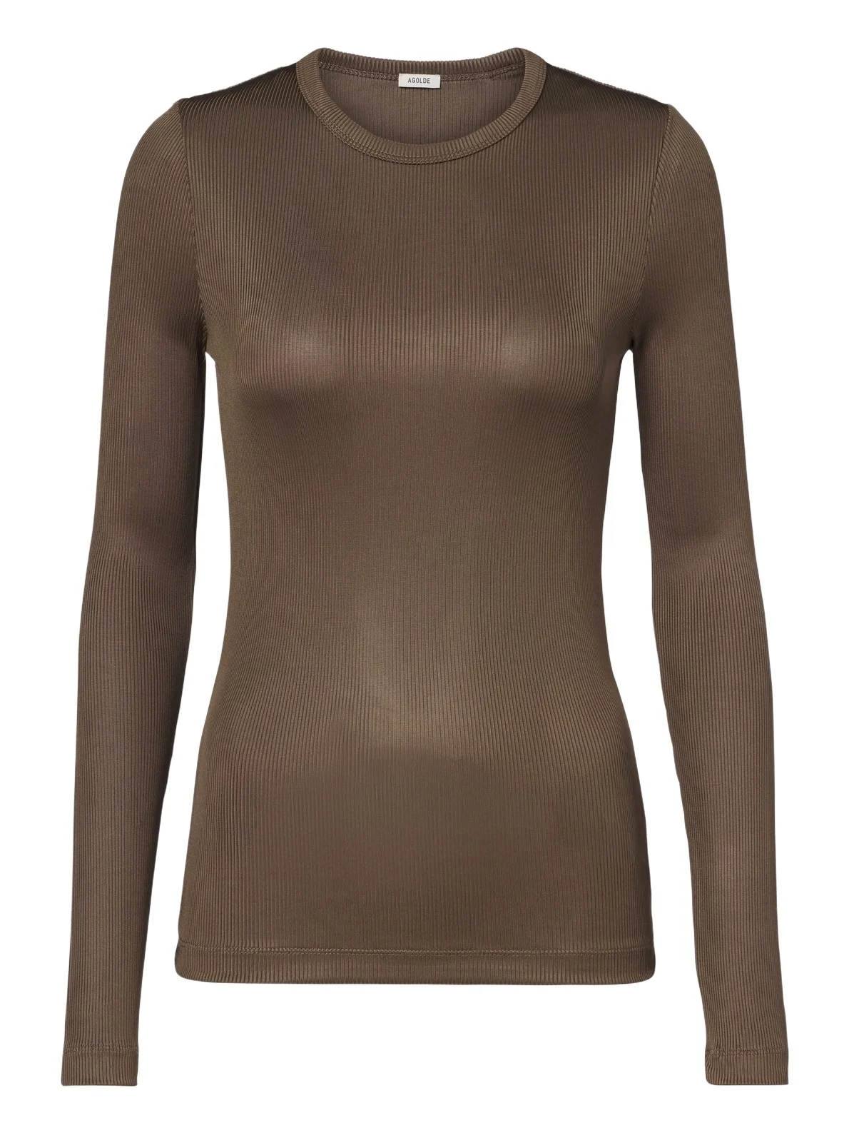 AGOLDE Delphi ribbed-knit top