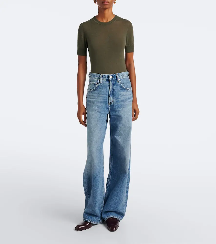 AGOLDE Low Curve faded wide-leg jeans | Thumbnail 6 AGOLDE Low Curve faded wide-leg jeans | Thumbnail 6