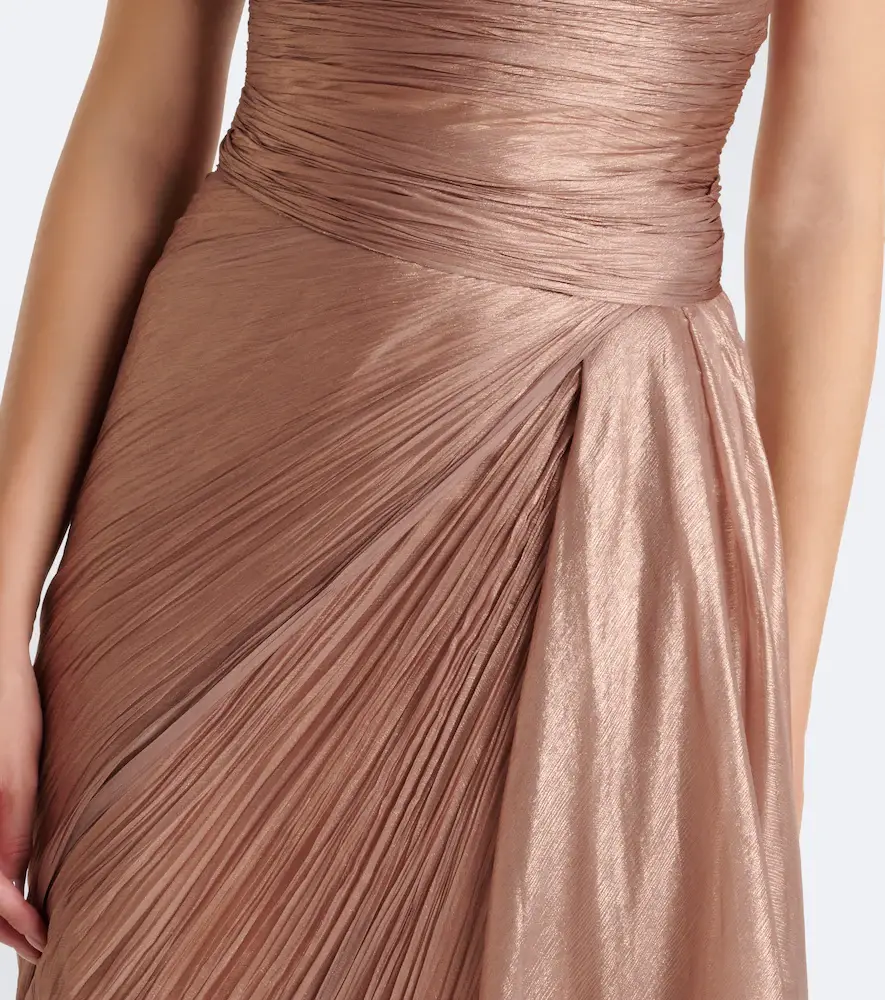 Maria Lucia Hohan Heidi pleated silk bustier gown | Thumbnail 2 Maria Lucia Hohan Heidi pleated silk bustier gown | Thumbnail 2