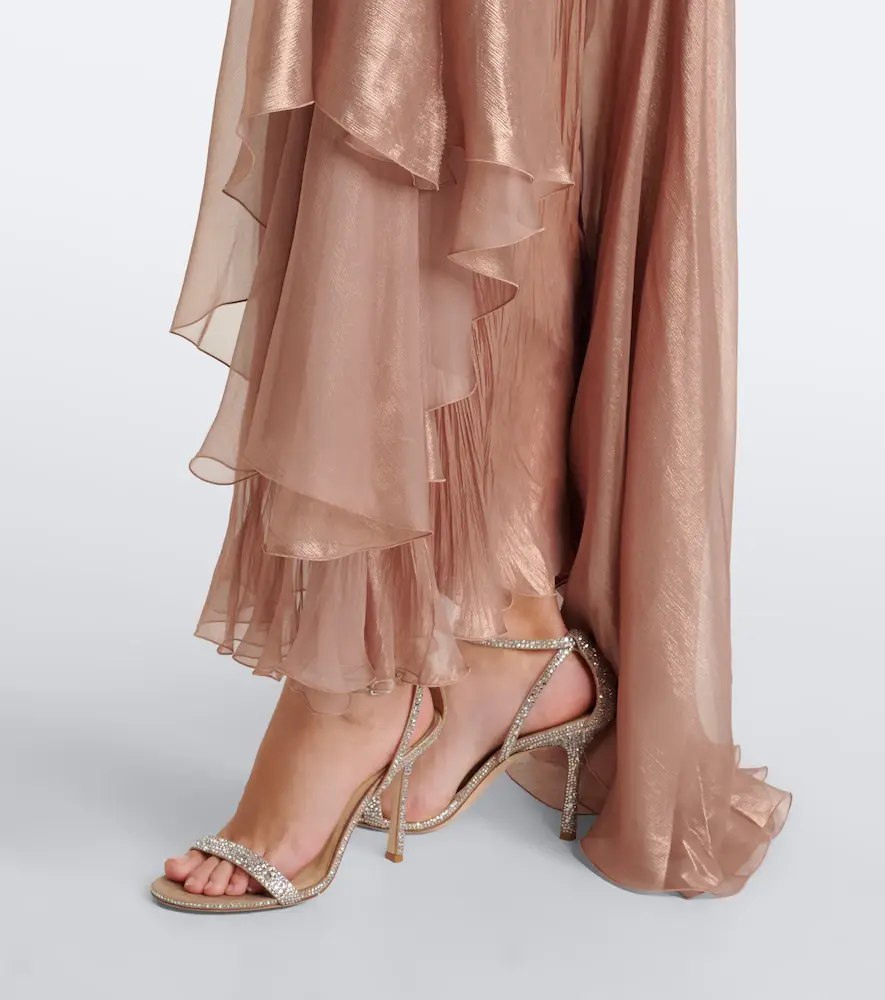 Maria Lucia Hohan Heidi pleated silk bustier gown | Thumbnail 5 Maria Lucia Hohan Heidi pleated silk bustier gown | Thumbnail 5