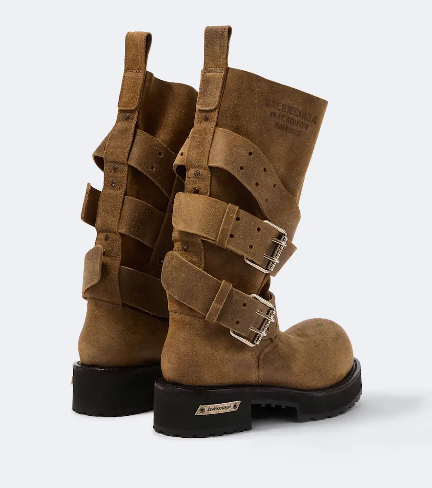 Balenciaga Venom suede biker boots | Thumbnail 2