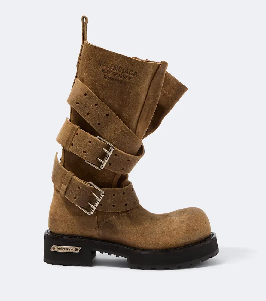 Balenciaga Venom suede biker boots | Thumbnail 5