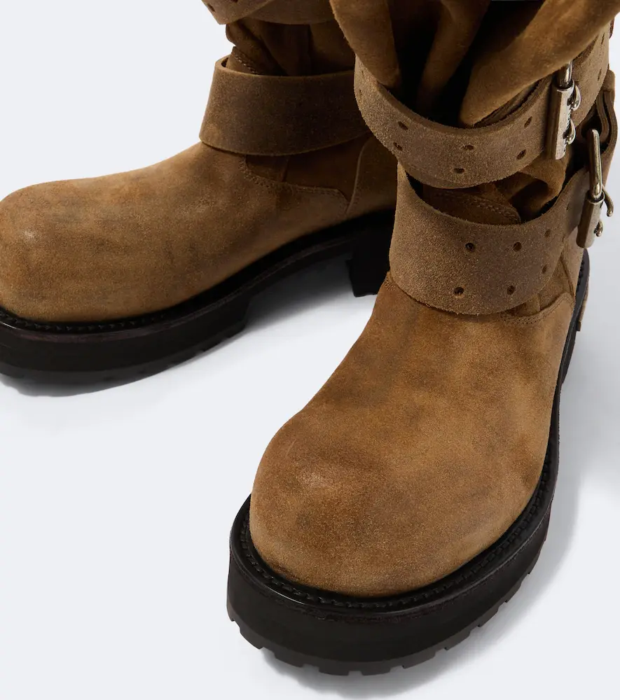 Balenciaga Venom suede biker boots | Thumbnail 6