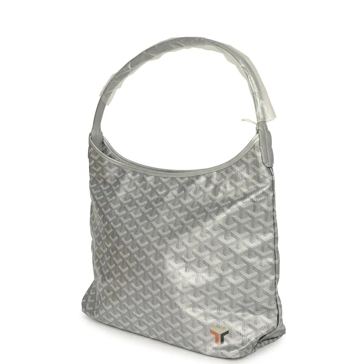 goyard Goyard Goyardine Silver Metallic Boheme Hobo Palladium Hardware | Thumbnail 3 goyard Goyard Goyardine Silver Metallic Boheme Hobo Palladium Hardware | Thumbnail 3
