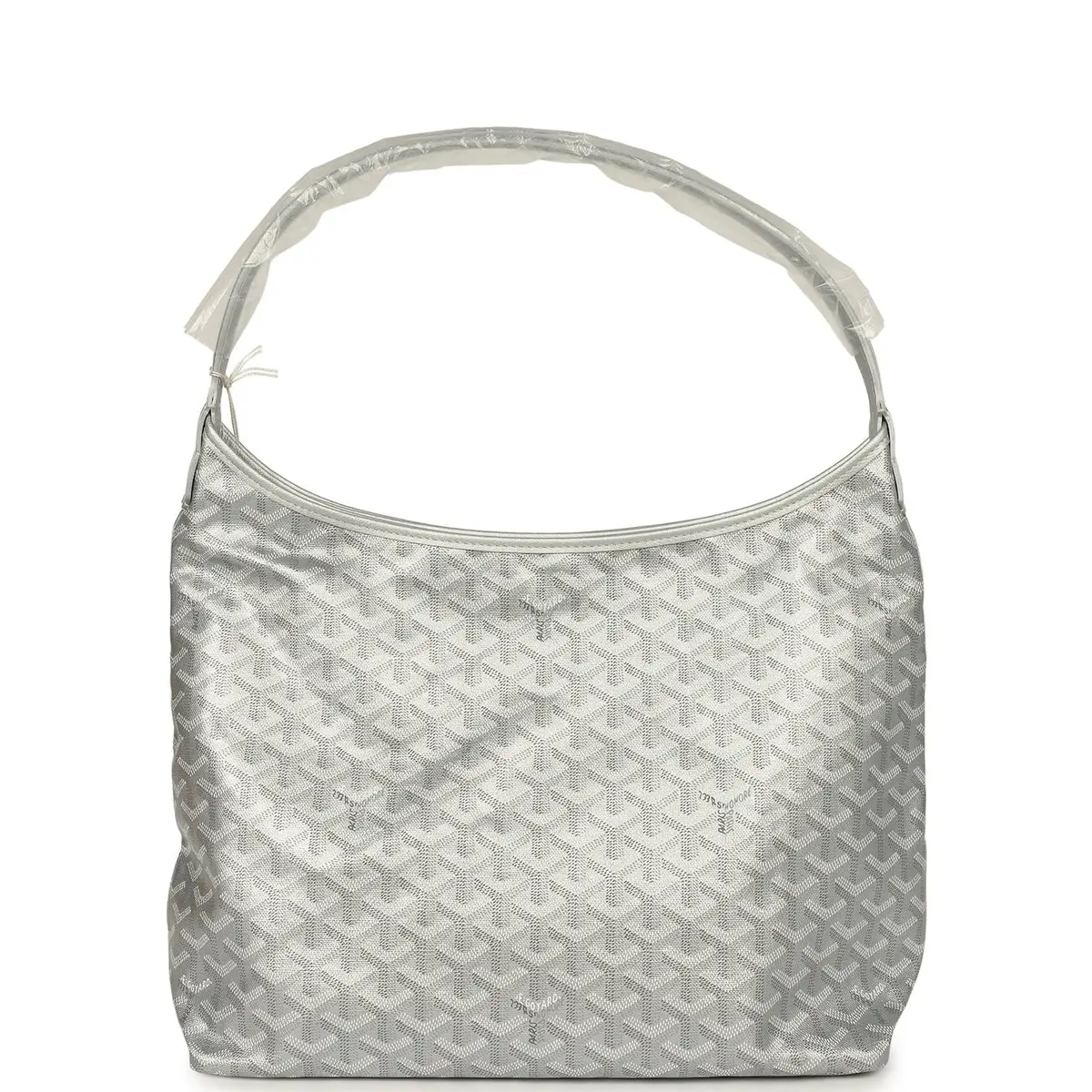 goyard Goyard Goyardine Silver Metallic Boheme Hobo Palladium Hardware | Thumbnail 5 goyard Goyard Goyardine Silver Metallic Boheme Hobo Palladium Hardware | Thumbnail 5