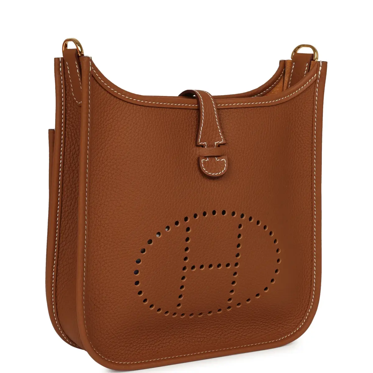 HERMÈS Hermes Evelyne 23 Gold Clemence Gold Hardware | Thumbnail 2 HERMÈS Hermes Evelyne 23 Gold Clemence Gold Hardware | Thumbnail 2