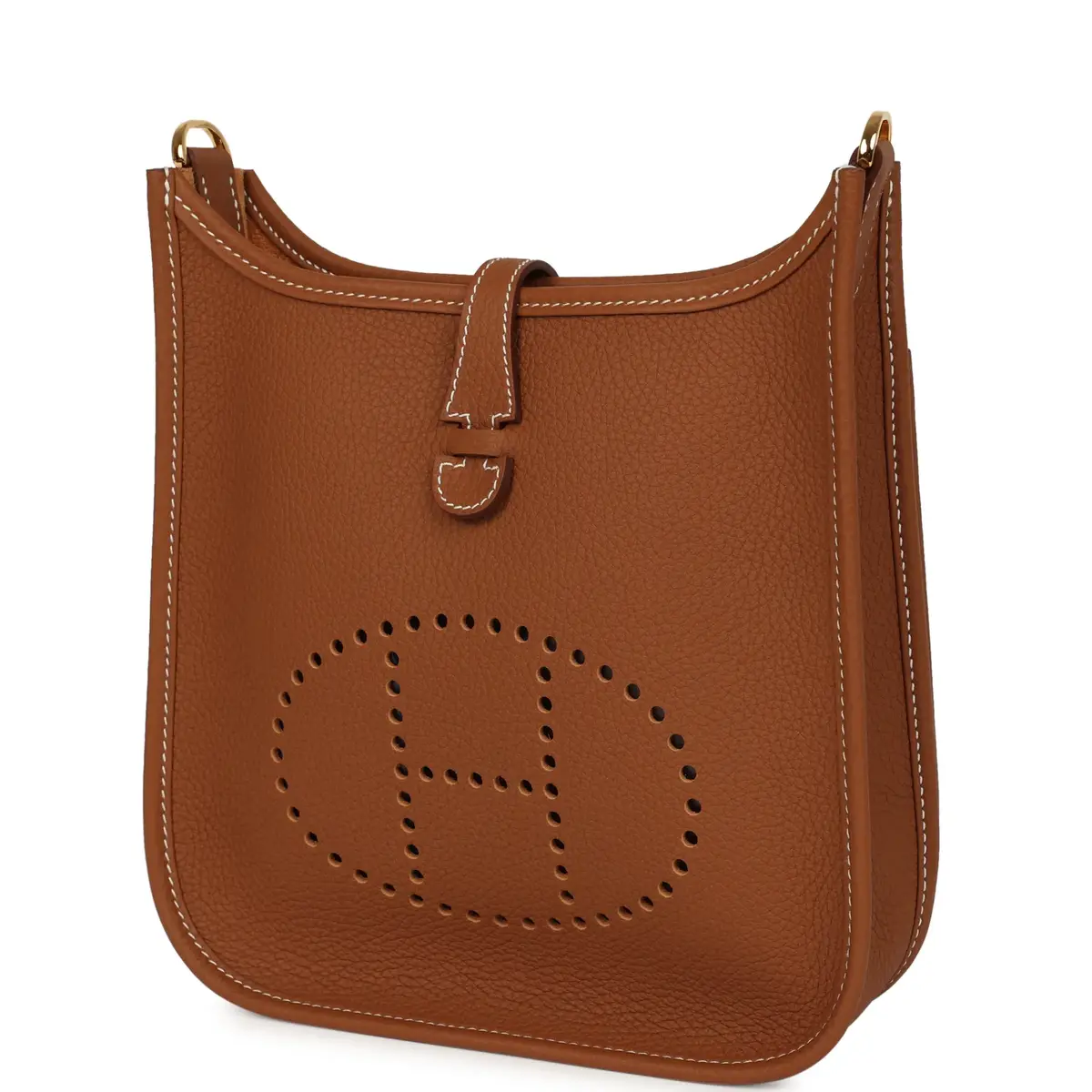 HERMÈS Hermes Evelyne 23 Gold Clemence Gold Hardware | Thumbnail 5