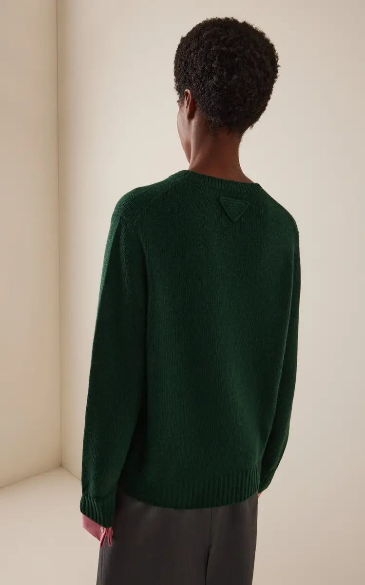 Prada Color-Blocked Wool-Cashmere Sweater | Thumbnail 5